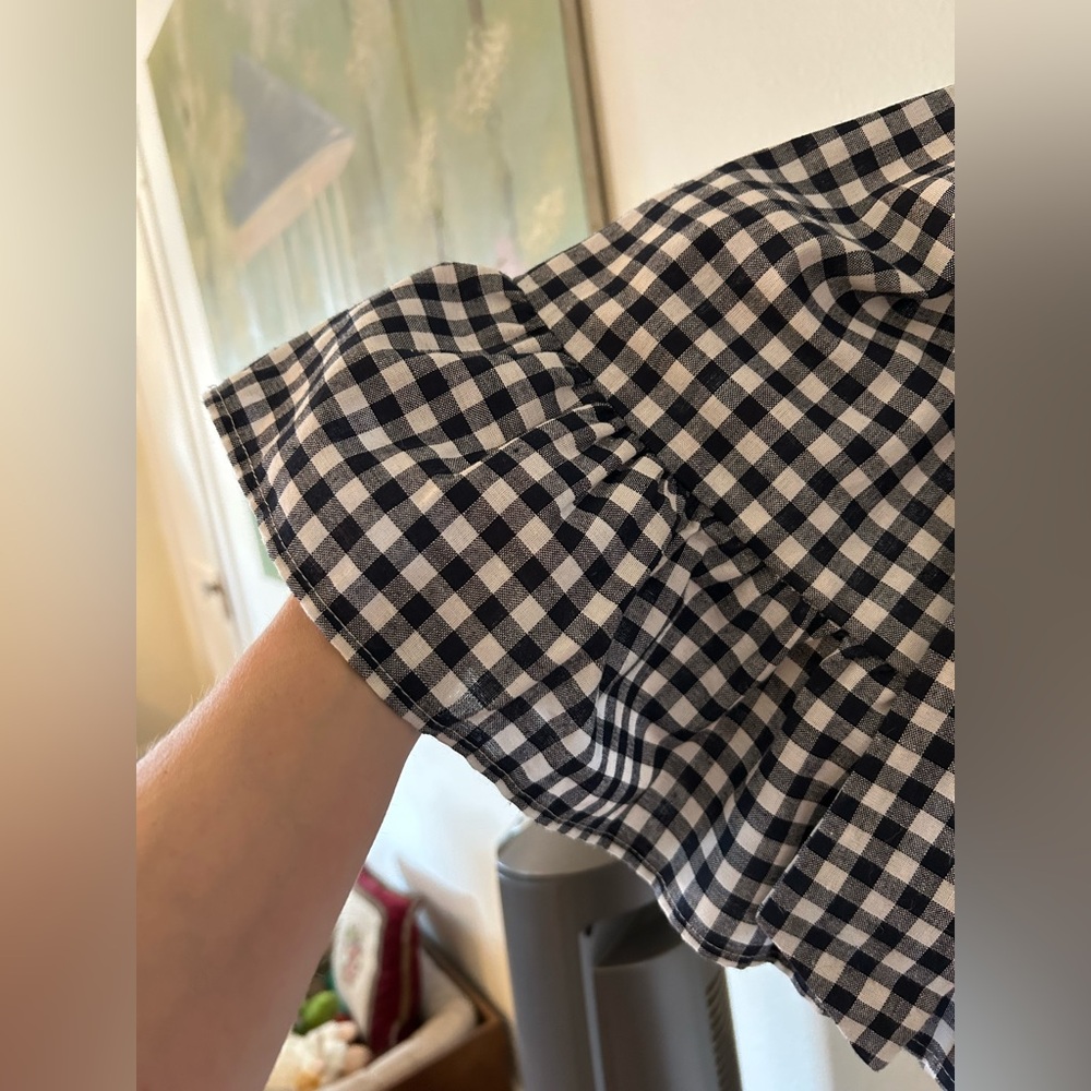 Gingham Ruffle Dress - Picture 2 of 6